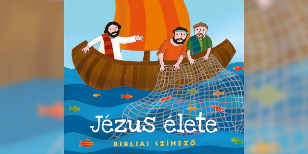 Jézus élete bibliai kifestő