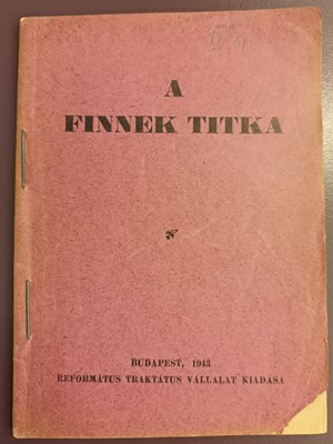 A finnek titka (Füzetkapcsolt) [Antikvár könyv]