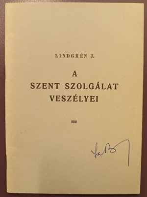 A szent szolgálat veszélyei (Papír)