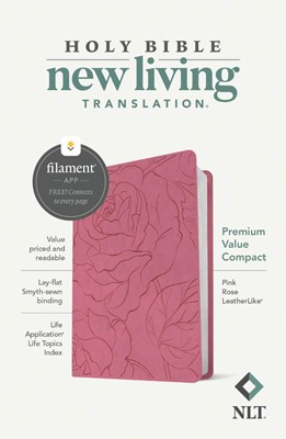 Angol Biblia - New Living Translation, Filament Enabled Edition (Red Letter, LeatherLike, Pink) (Leatherlike)