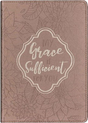 Exkluzív műbőr angol napló My Grace is Sufficient for You