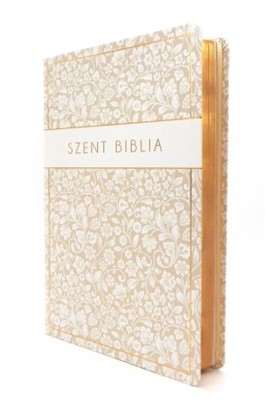 Biblia Károli nagy növénymintás