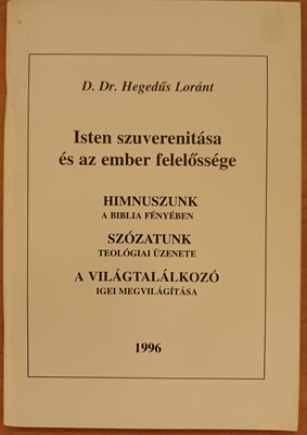 Isten szuverenitása és az ember felelőssége