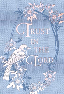 Exkluzív műbőr angol napló Trust in the Lord (madár)