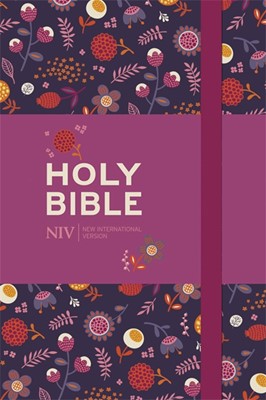 Angol Biblia NIV Pocket Floral Notebook Bible