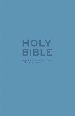 Angol Biblia NIV Pocket Cyan Soft-Tone Bible With Zip