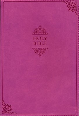 Angol Biblia NIV large print value bible pink leather
