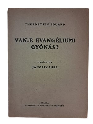 Van-e evangéliumi gyónás