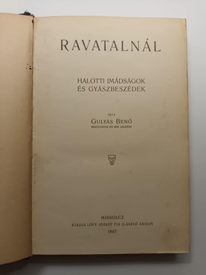 Ravatalnál