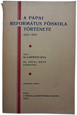 A pápai református főiskola története