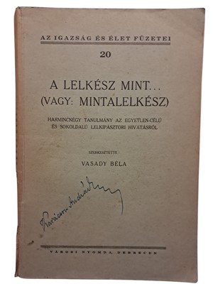 A lelkész mint... (vagy: mintalelkész)