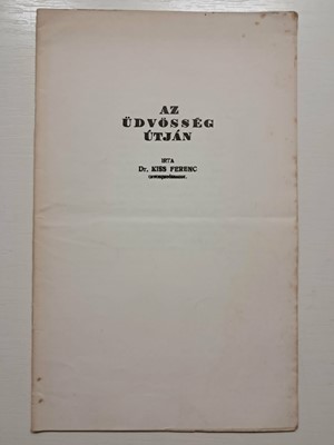Az üdvösség útján
