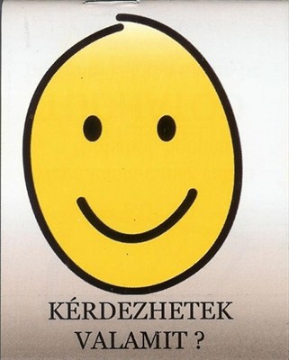 Kérdezhetek valamit? smiley (Papír)