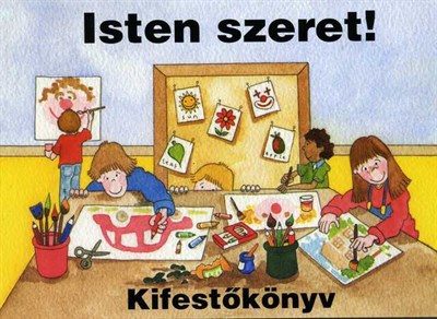 Isten szeret! - kifestőkönyv (Papír)