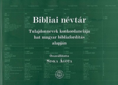 Bibliai névtár (Papír)