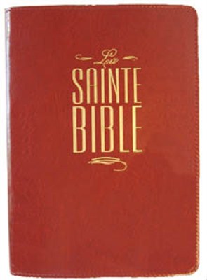 Francia Biblia Segond, bordó, puhatáblás (puha műbőr)