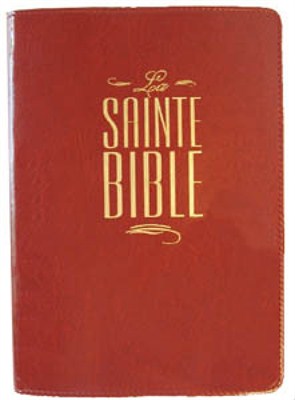 Francia Biblia Segond, bordó, puhatáblás