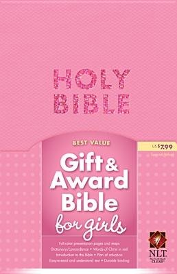 Angol Biblia New Living Translation Gift and Award Bible - Pink (Leather look / puhakötés)