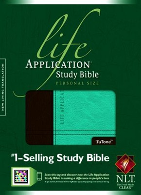 NLT Life Applictation Study Bible Personal Size (Leather look / Műbőr)