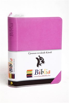 Biblia revideált Károli kicsi díszvarrott (lila)