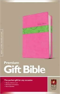 Angol Biblia New Living Translation Premium Gift Bible Bubble Gum / Pistacchio (Tutone)