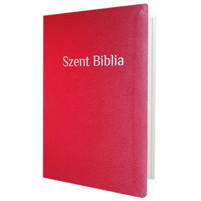 Biblia Károli fordítás, piros betűs, közepes, piros