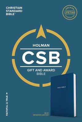 Angol Biblia Christian Standard Bible Gift and Award Bible Blue (Imitation Leather)