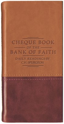 Chequebook of the Bank of Faith - Tan/Burgundy (Imitation Leather)