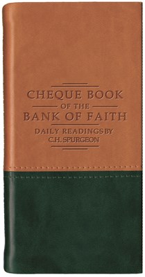 Chequebook of the Bank of Faith - Tan/Green (Imitation Leather)