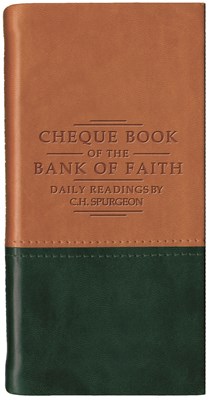 Chequebook of the Bank of Faith - Tan/Green