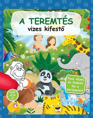 A teremtés - vizes kifestő (Keménytáblás)