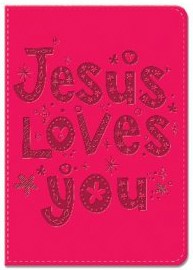 Exkluzív műbőr angol napló Jesus Loves You (Lux Leather)