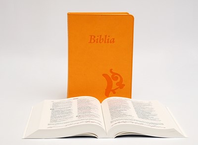 Biblia revideált Károli középméretű, sárga