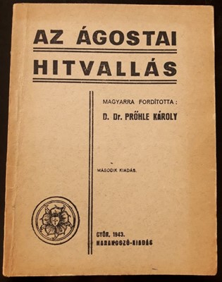 Az ágostai hitvallás (Papír) [Antikvár könyv]