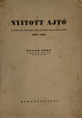 Nyitott ajtó (papír) [Antikvár könyv]