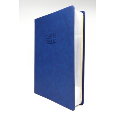 Biblia Károli nagy sötétkék sima (Műbőr)