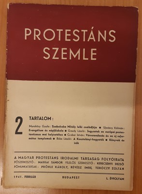 Protestáns szemle 2