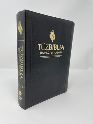 Tűzbiblia bőrkötés (szögletes gerinccel)