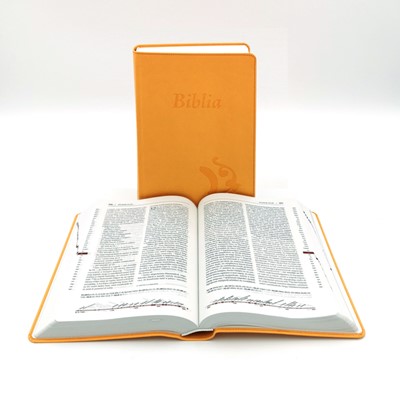 Biblia revideált Károli kisméretű, sárga