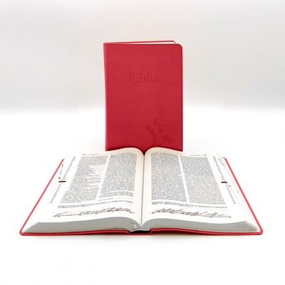 Biblia revideált Károli nagyméretű, ciklámen (Műbőr)