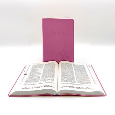 Biblia revideált Károli nagyméretű, lila (Műbőr)