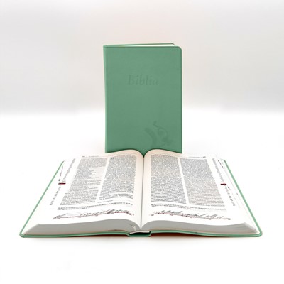 Biblia revideált Károli középméretű, olajzöld (Műbőr)