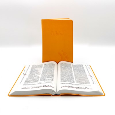Biblia revideált Károli nagyméretű, sárga (Műbőr)