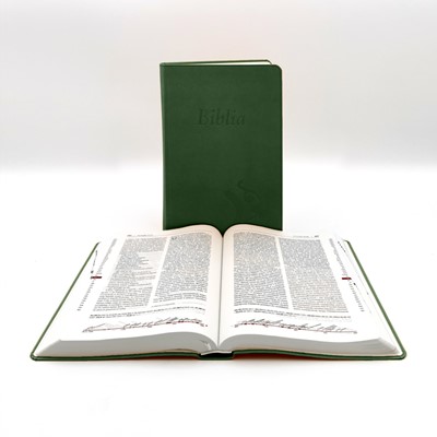 Biblia revideált Károli nagyméretű, sötétzöld (Műbőr)