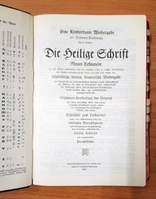 Die Heilige Schrift (Neues Testament) Konkordante Wiedergabe