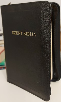 Biblia Károli fordítás, zsebméretű díszkiadás (Bőrkötés, cipzárral, aranymetszéssel)