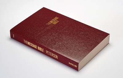 Angol Biblia - The Message (Textured, Burgundy)