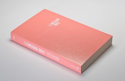 Angol Biblia - The Message (Textured, Coral)