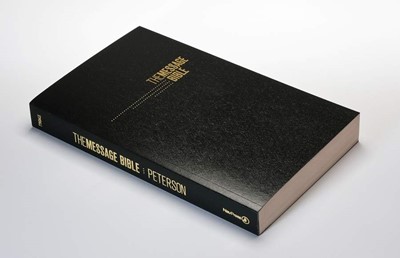 Angol Biblia - The Message (Textured, Black) (Textúrázott Papír)