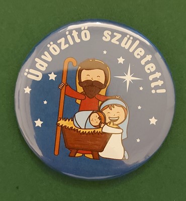 Hűtőmágnes, Üdvözítő született!